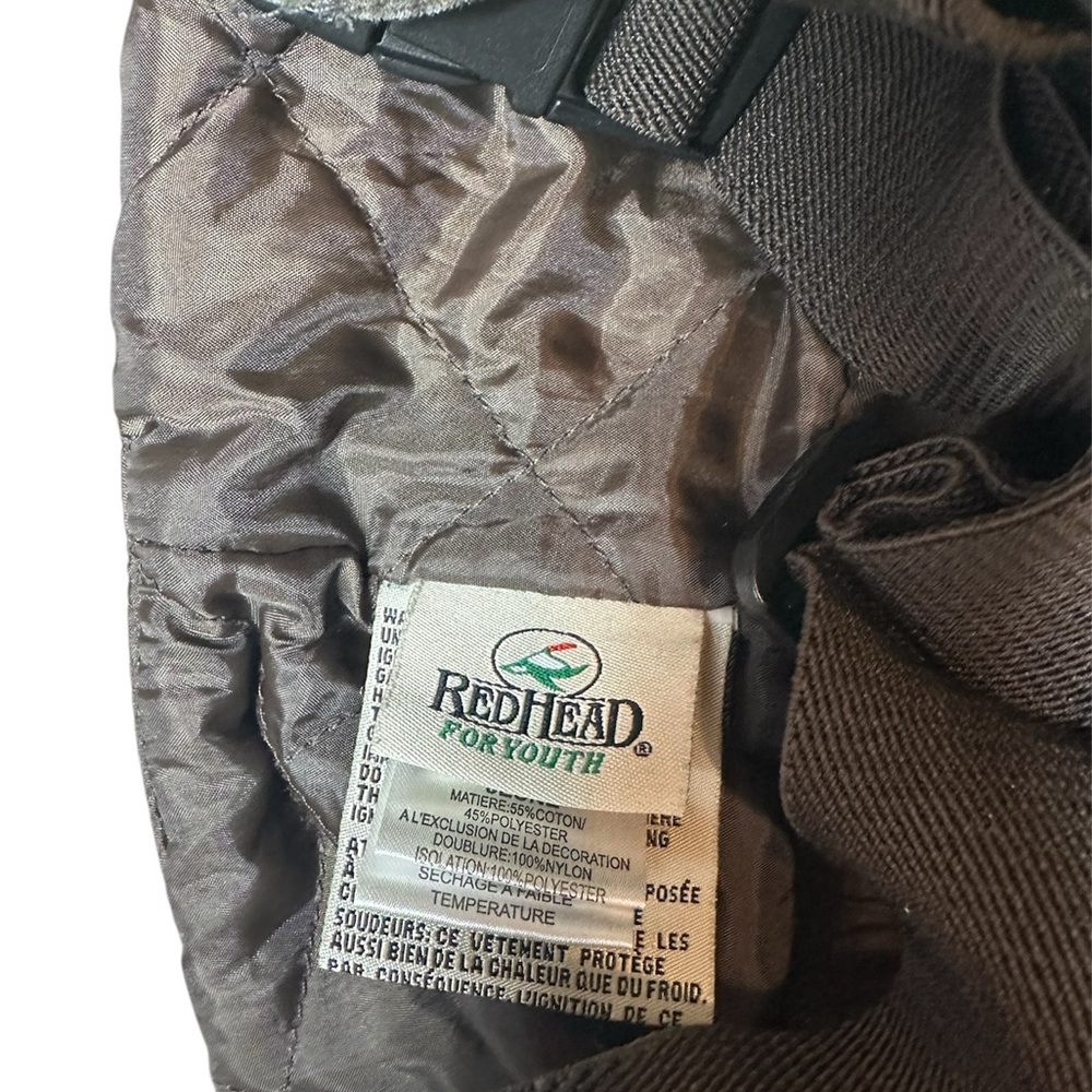 Redhead Youth Ap Camo Insulated Hunting Bib Overall Size:M - Picture 9 of 9